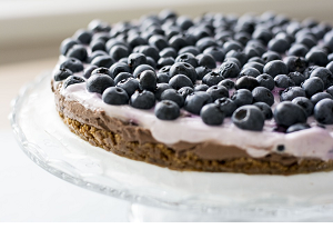 Sockerfri Blåbärspaj