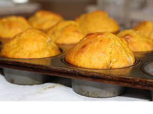 Sockerfria Banan- och Äppelmuffins